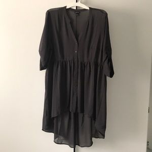 Sheer high-low Torrid top